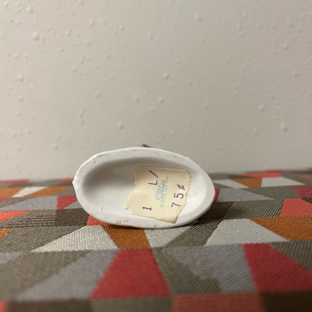 Vintage Sea World Toothpick Holder - Mini Figure Dolphin - Kelvin's Bone China - Picture 7 of 8